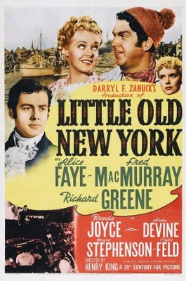 Little Old New York Poster with Hanger