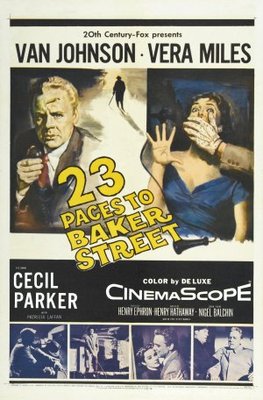 23 Paces to Baker Street Canvas Poster
