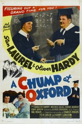 A Chump at Oxford poster