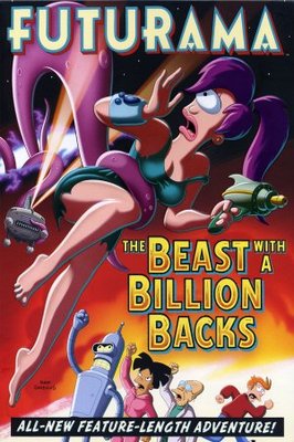 Futurama: The Beast with a Billion Backs Metal Framed Poster