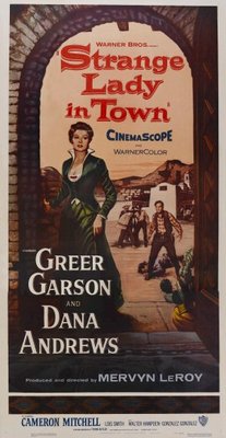 Strange Lady in Town Canvas Poster