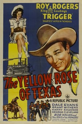 The Yellow Rose of Texas Wooden Framed Poster
