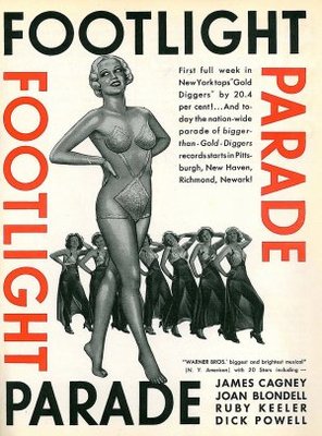 Footlight Parade Poster with Hanger