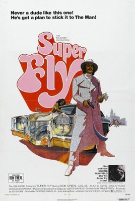 Superfly Wooden Framed Poster