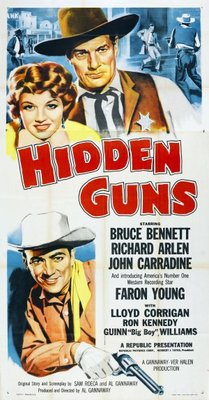 Hidden Guns Wooden Framed Poster