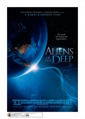 Aliens of the Deep Wooden Framed Poster
