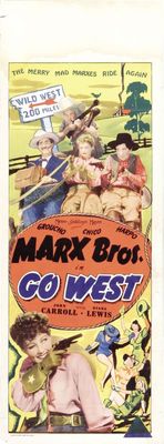 Go West Poster with Hanger