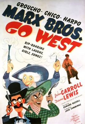 Go West Canvas Poster