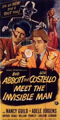 Abbott and Costello Meet the Invisible Man Poster with Hanger