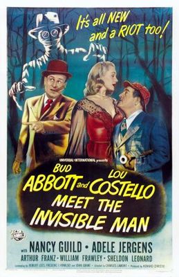 Abbott and Costello Meet the Invisible Man Wooden Framed Poster