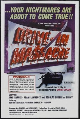 Drive in Massacre Poster with Hanger