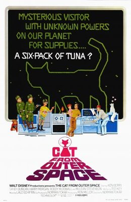 The Cat from Outer Space Canvas Poster