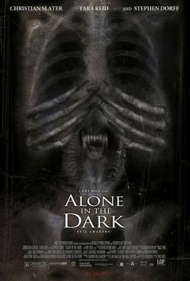 Alone in the Dark Wooden Framed Poster