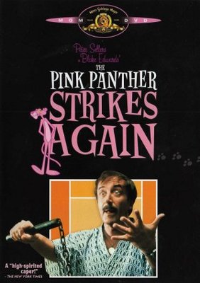 The Pink Panther Strikes Again Metal Framed Poster
