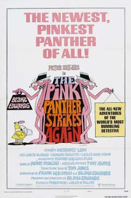 The Pink Panther Strikes Again Poster with Hanger