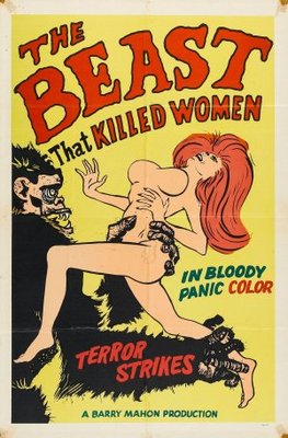 The Beast That Killed Women Poster with Hanger