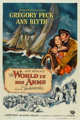 The World in His Arms Poster with Hanger