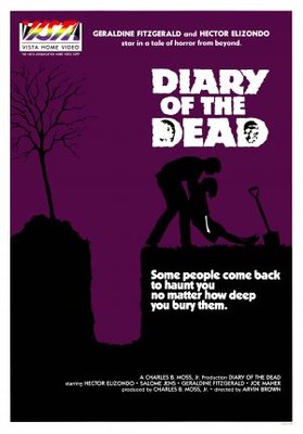 Diary of the Dead Wooden Framed Poster