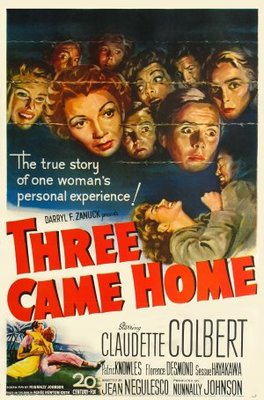Three Came Home Poster with Hanger