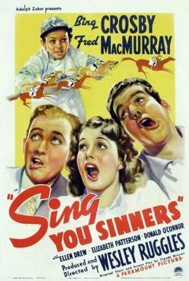 Sing You Sinners Wooden Framed Poster
