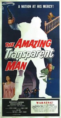 The Amazing Transparent Man Poster with Hanger