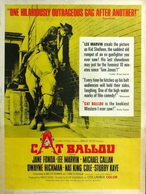 Cat Ballou Metal Framed Poster