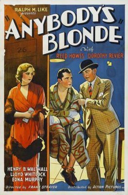 Anybody's Blonde Poster with Hanger