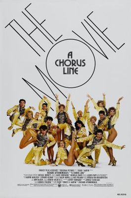 A Chorus Line Poster with Hanger
