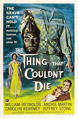 The Thing That Couldn't Die Wooden Framed Poster