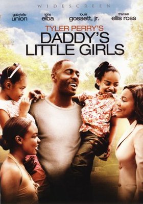 Daddy's Little Girls Wooden Framed Poster