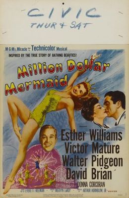 Million Dollar Mermaid Poster with Hanger