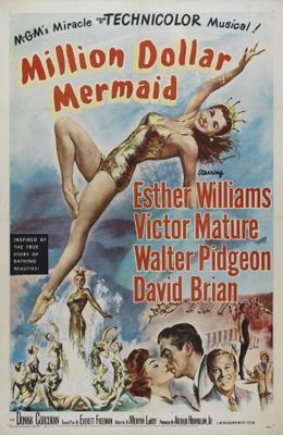 Million Dollar Mermaid Canvas Poster