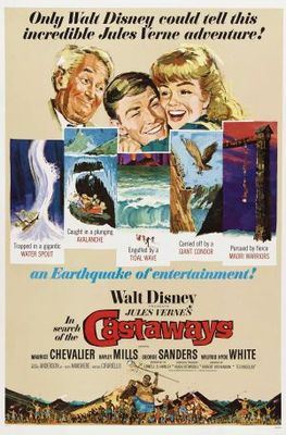 In Search of the Castaways Wooden Framed Poster