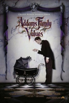 Addams Family Values Wooden Framed Poster