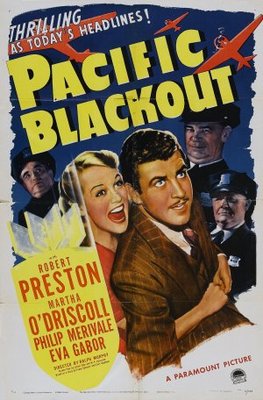 Pacific Blackout Wooden Framed Poster