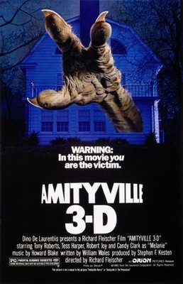 Amityville 3-D Wooden Framed Poster