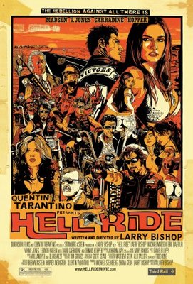 Hell Ride Wooden Framed Poster