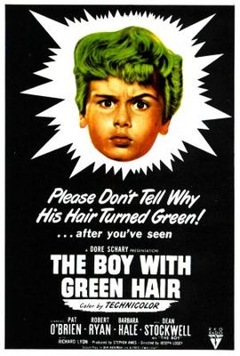 The Boy with Green Hair kids t-shirt