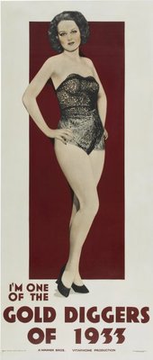 Gold Diggers of 1933 Poster with Hanger