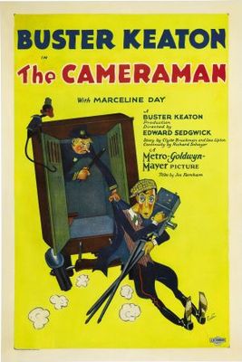 The Cameraman Wooden Framed Poster