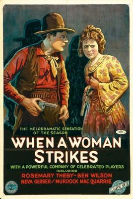 When a Woman Strikes Metal Framed Poster