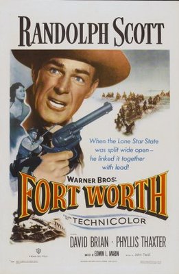 Fort Worth Wooden Framed Poster