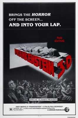 Flesh for Frankenstein Wooden Framed Poster