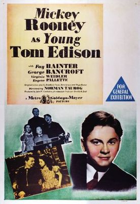 Young Tom Edison Wood Print