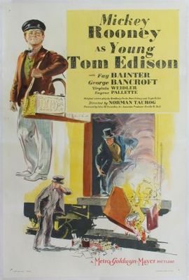 Young Tom Edison Poster with Hanger