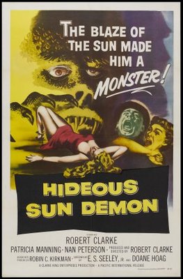 The Hideous Sun Demon Poster with Hanger