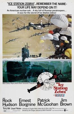 Ice Station Zebra Canvas Poster