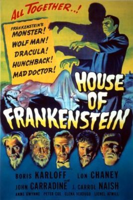 House of Frankenstein Wooden Framed Poster