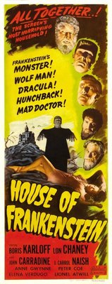 House of Frankenstein Canvas Poster