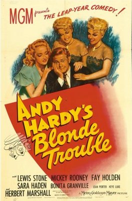 Andy Hardy's Blonde Trouble Metal Framed Poster